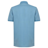 Dunhill Blue Cotton Polo Shirt